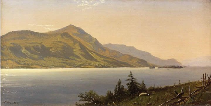 Alfred Thompson Bricher Tontue Mountain Lake George